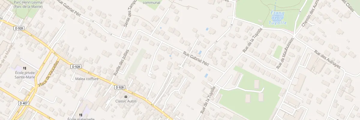 Plan du 15 Rue Gabriel Péri à Taverny