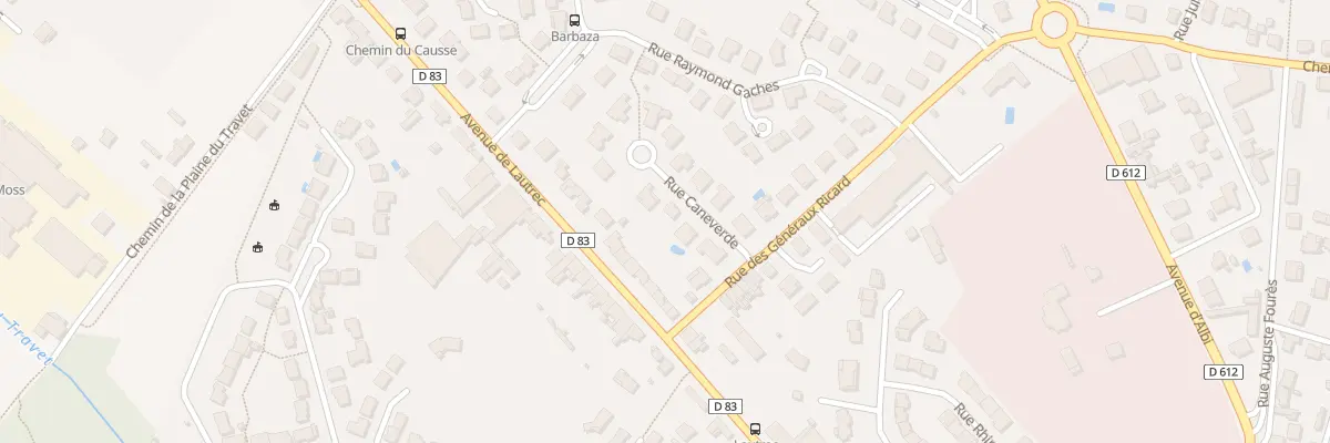 Plan du 5 Rue Caneverde à Castres