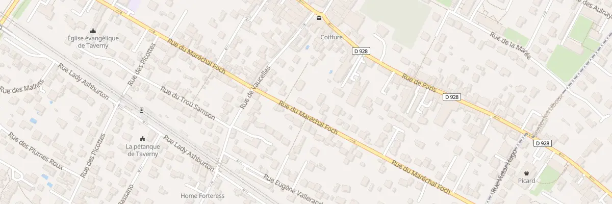Plan du 54 Rue du Maréchal Foch à Taverny