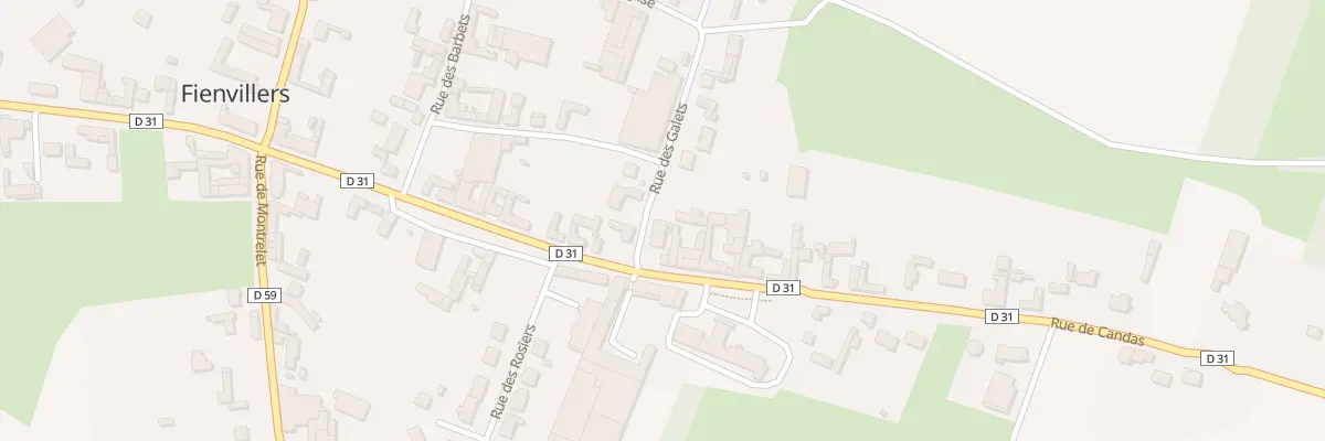 Plan du 29B Rue de Candas à Fienvillers