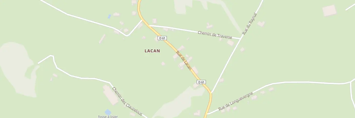 Plan du 5077 Lacan à Arnac