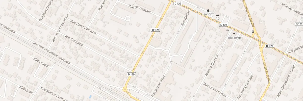 Plan du 172 Rue du Plessis Bouchard à Franconville