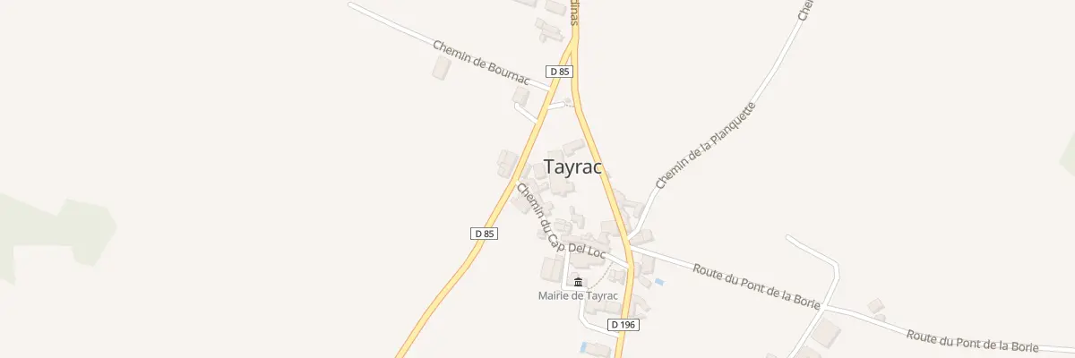 Plan du 5020 Tayrac à Tayrac