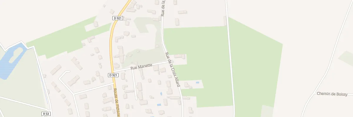 Plan du 26 Rue de la Croix Allard à Vrigny