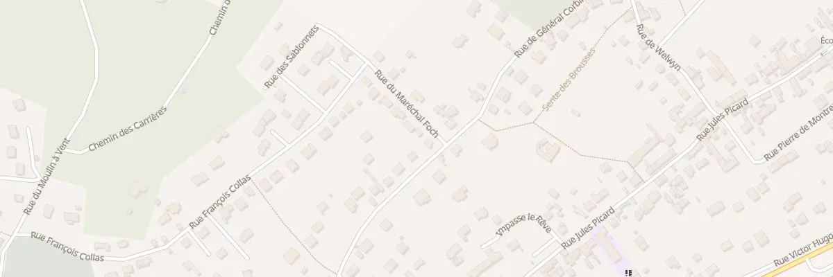 Plan du 3 Rue du Mal Foch à Champagne-sur-Oise