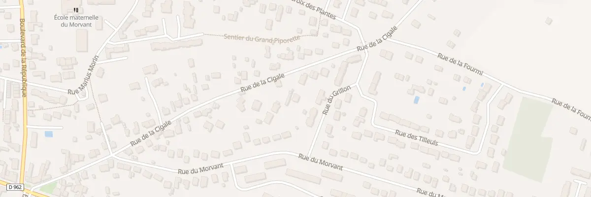 Plan du 48 Rue de la Cigale à Châteauneuf-sur-Loire