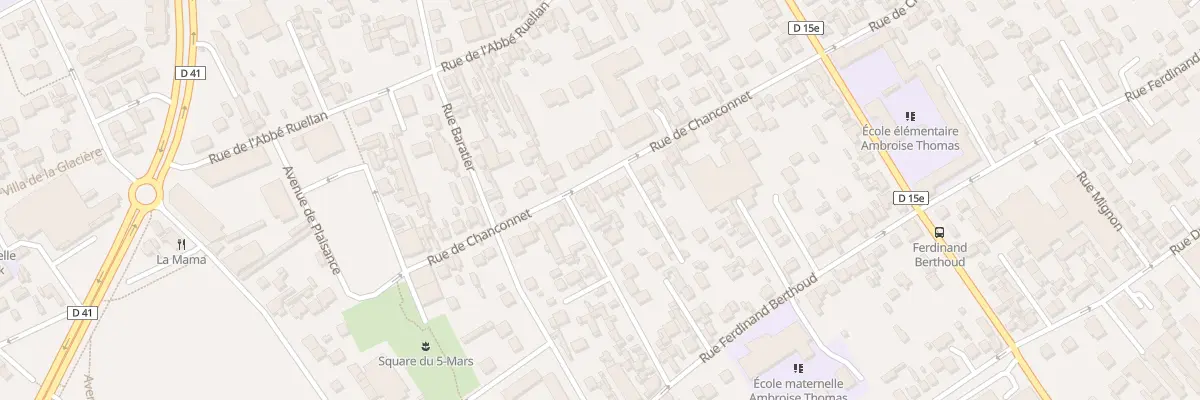 Plan du 85 Rue de Chanconnet à Argenteuil