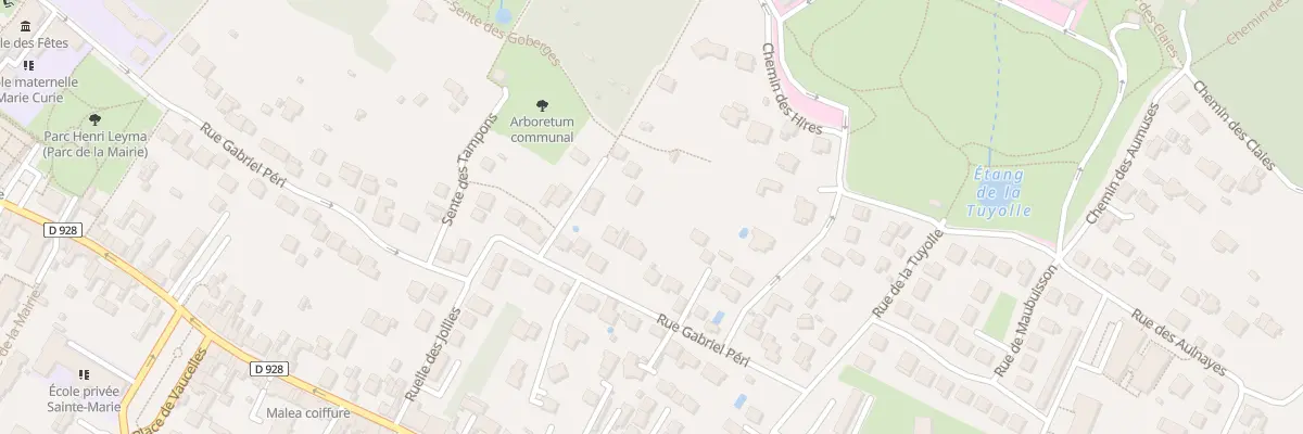 Plan du 24 Rue Gabriel Péri à Taverny