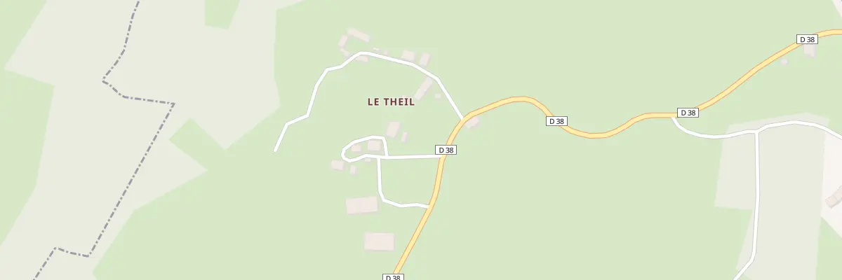 Plan du 5 Le Theil à Sainte-Feyre-la-Montagne