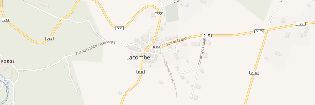 Plan du 1 Rle des Soupirs à Lacombe
