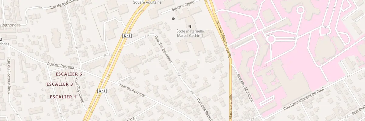 Plan du 36 Rue des Beurriers à Argenteuil