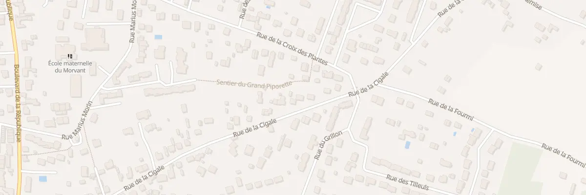 Plan du 51 Rue de la Cigale à Châteauneuf-sur-Loire
