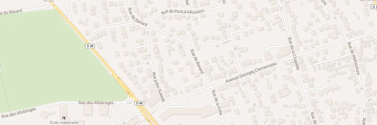 Plan du 9 Rue Bavard à Argenteuil