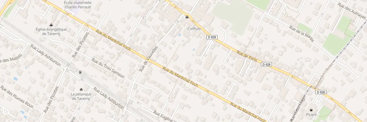 Plan du 56 Rue du Maréchal Foch à Taverny