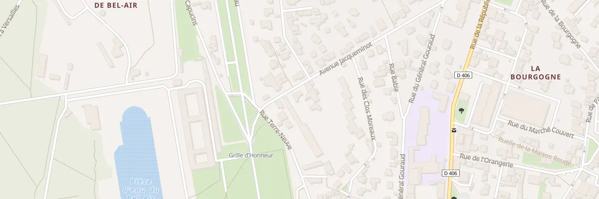 Plan du 13T Av Jacqueminot à Meudon