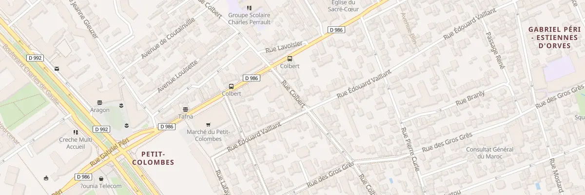 Plan du 116 Rue Edouard Vaillant à Colombes