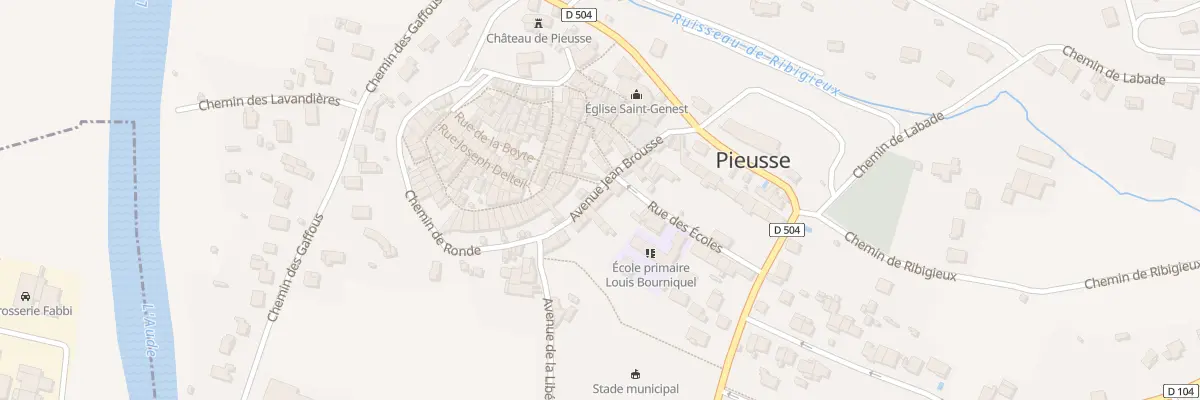 Plan du 31 Av Brousse à Pieusse