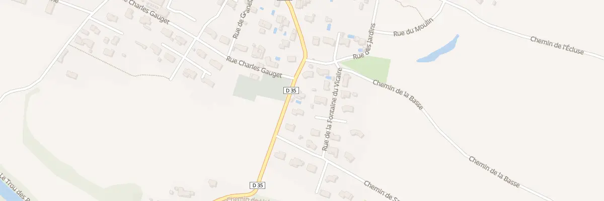Plan du 5053 Rue de la Fon du Vicaire à Villesèquelande