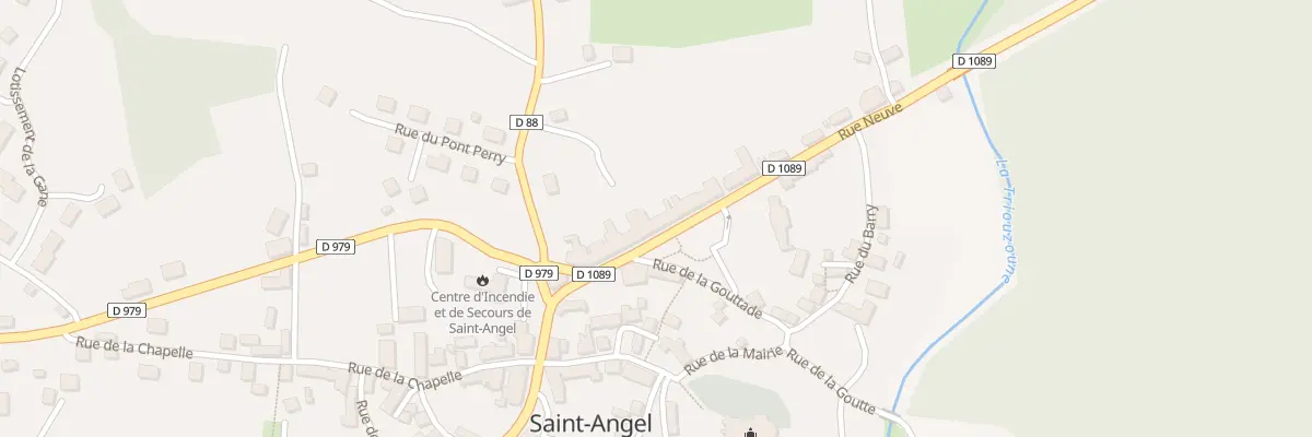 Plan du 25 Rue Neuve à Saint-Angel