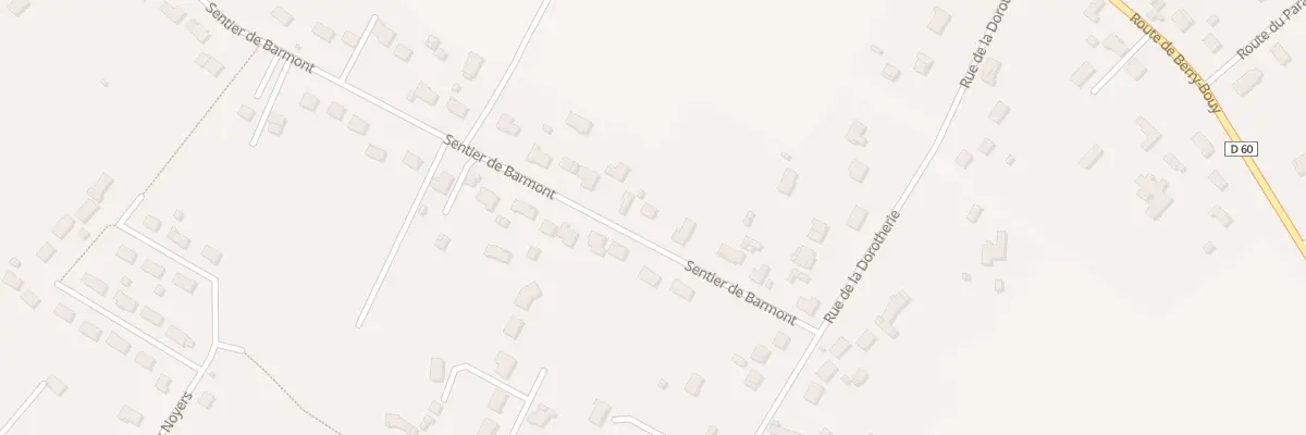 Plan du 119 Sen de Barmont à Mehun-sur-Yèvre