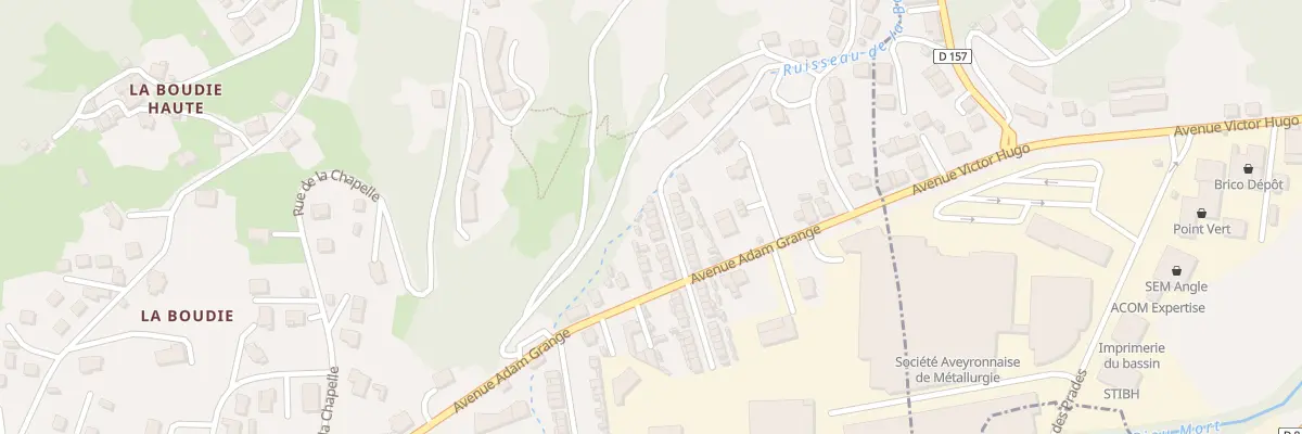 Plan du 103 All des Prades à Viviez