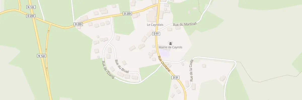 Plan du 2 Rue Occitane à Cayrols