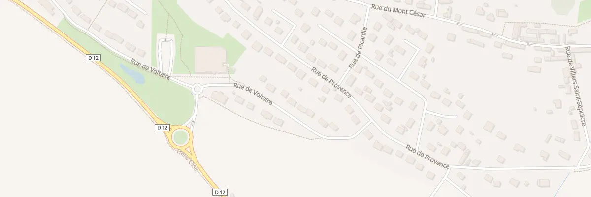 Plan du 19 Rue Voltaire à Bailleul-sur-Thérain