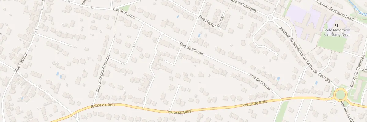 Plan du 54 Rue de l’Orme à Marcoussis