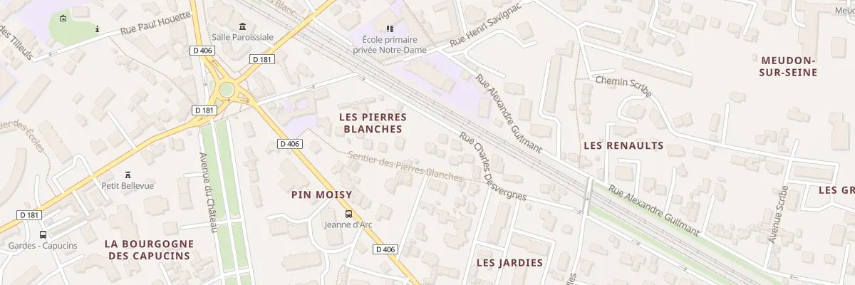 Plan du 17 Rue Charles Desvergnes à Meudon