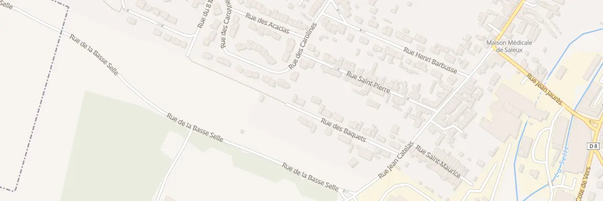 Plan du 16 Rue des Baquets à Saleux