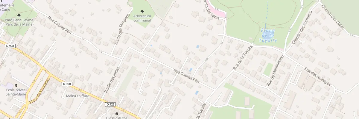 Plan du 16 Rue Gabriel Péri à Taverny