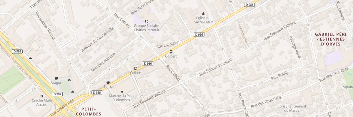 Plan du 425 Rue Gabriel Péri à Colombes