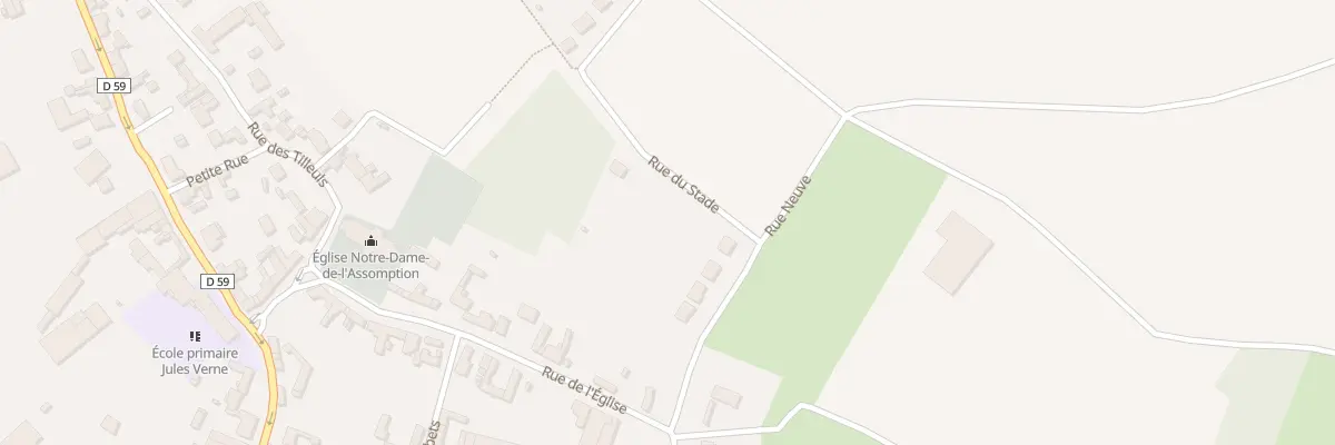 Plan du 4 Rue du Stade à Fienvillers