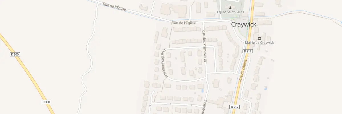 Plan du 252 Rue des Jonquilles à Craywick