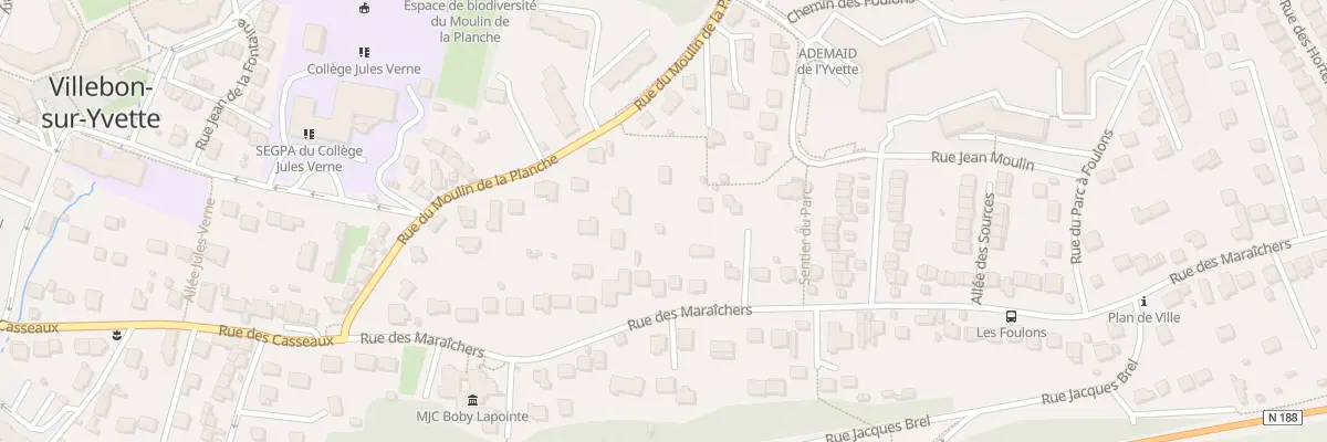 Plan du 21B Rue des Maraichers à Villebon-sur-Yvette