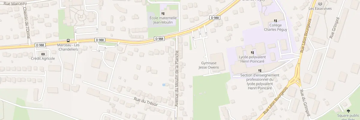 Plan du 11 Av Moulin de la Planche à Palaiseau