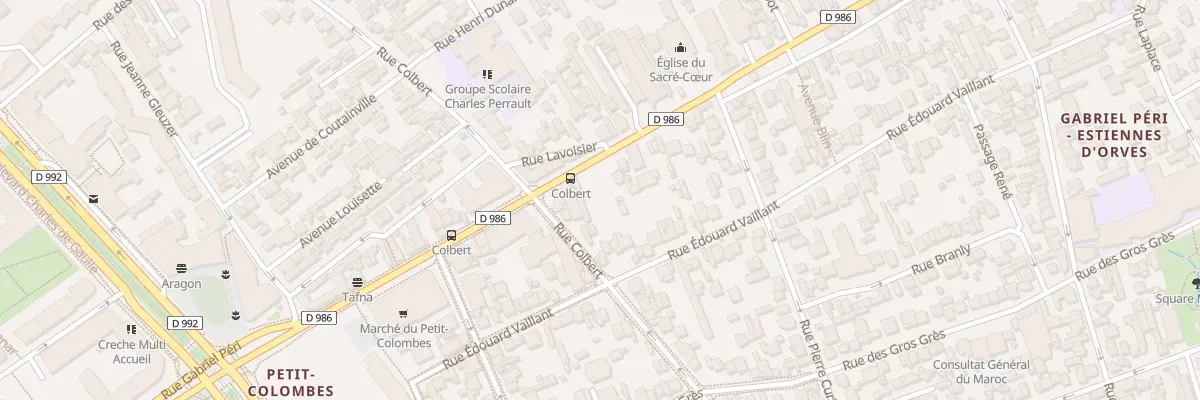Plan du 423 Rue Gabriel Péri à Colombes
