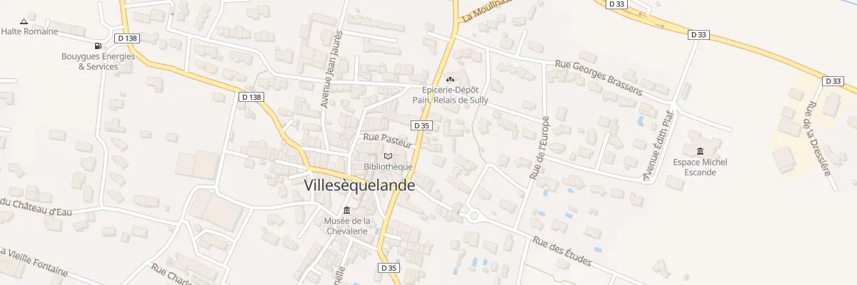 Plan du 10 Av du 11 Novembre à Villesèquelande