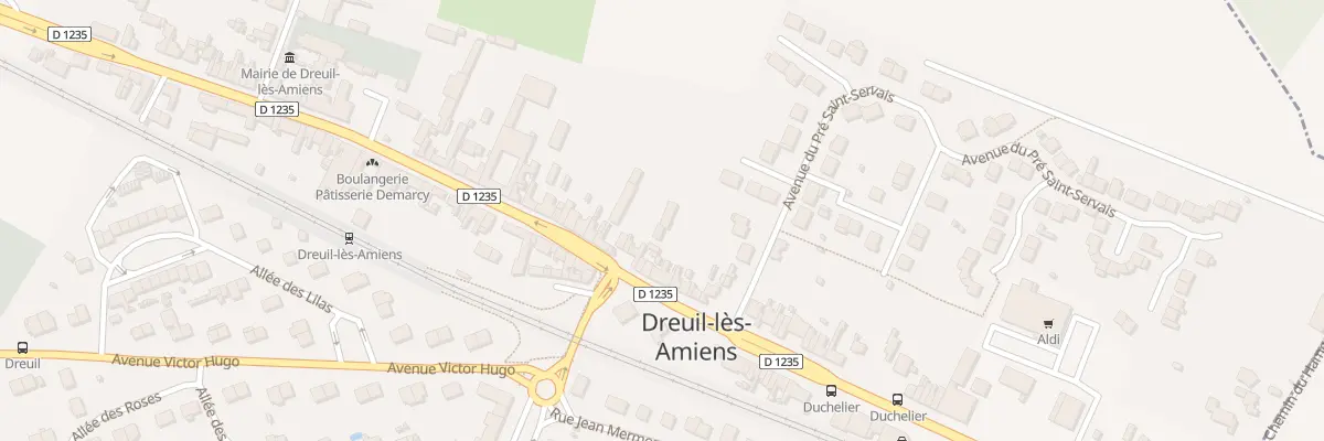 Plan du 166 Av Louis Pasteur à Dreuil-lès-Amiens