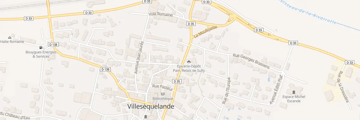 Plan du 2 Av du Général DE GAULLE à Villesèquelande