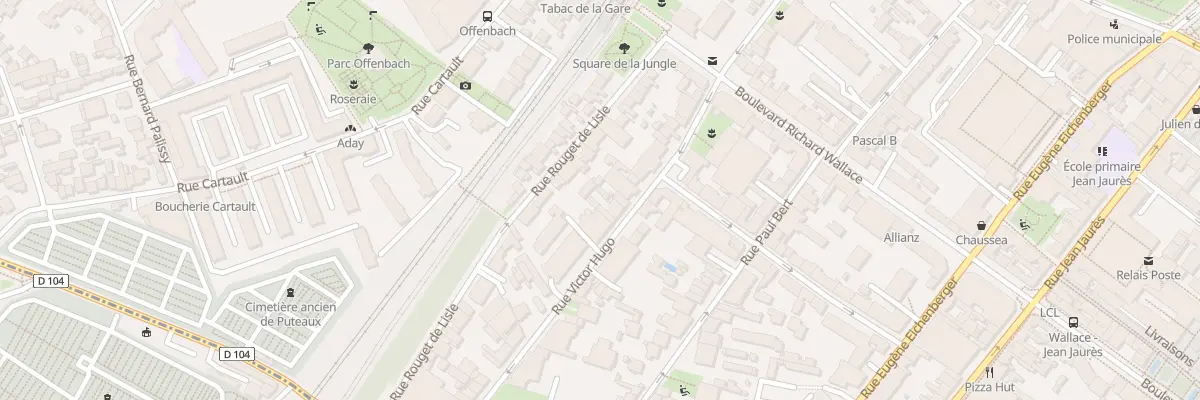 Plan du 49 Rue Victor Hugo à Puteaux