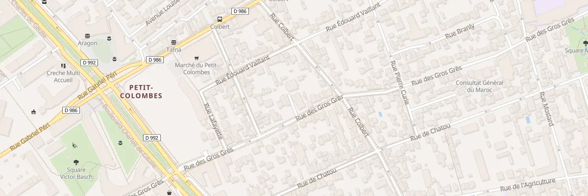 Plan du 160 Rue des Gros Grès à Colombes