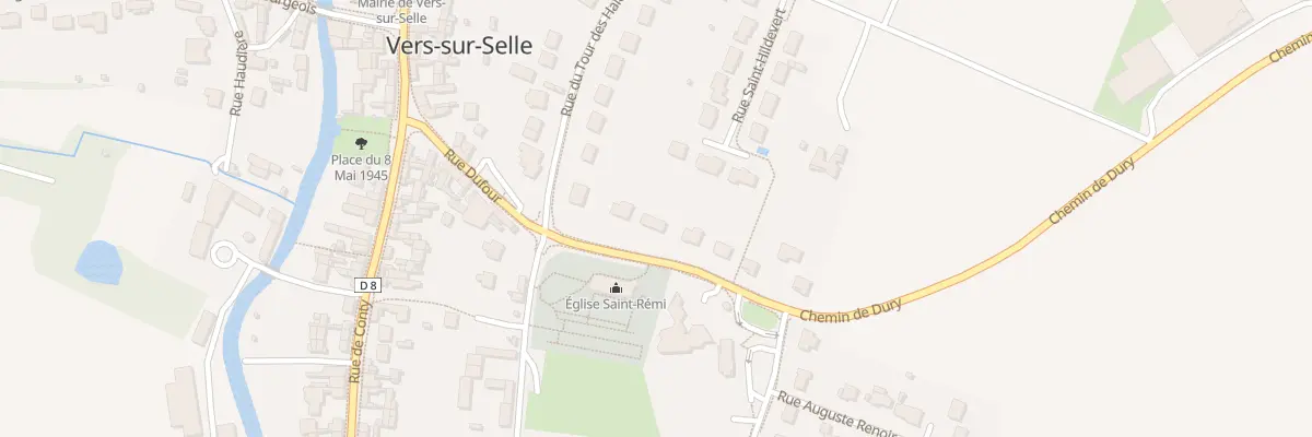 Plan du 3 Che de Dury à Vers-sur-Selle