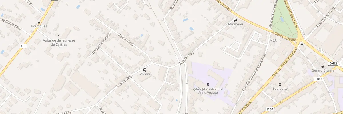 Plan du 9005 Rue du Rey à Castres