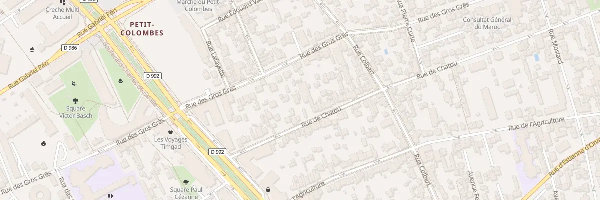 Plan du 146 Rue de Chatou à Colombes