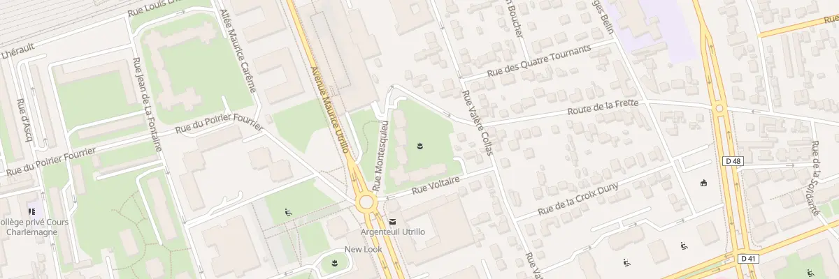 Plan du 4 Rue Voltaire à Argenteuil