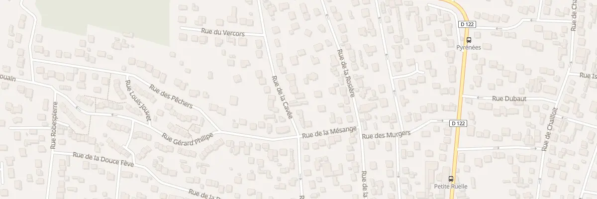 Plan du 36B Rue de la Cavee à Argenteuil