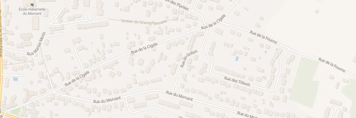 Plan du 9 Rue du Grillon à Châteauneuf-sur-Loire