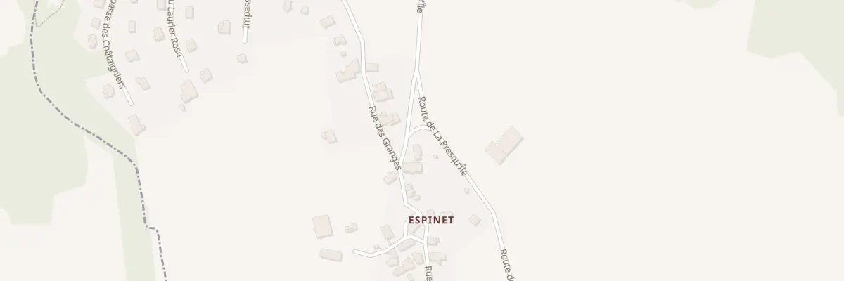 Plan du 6001 Espinet à Saint-Gérons