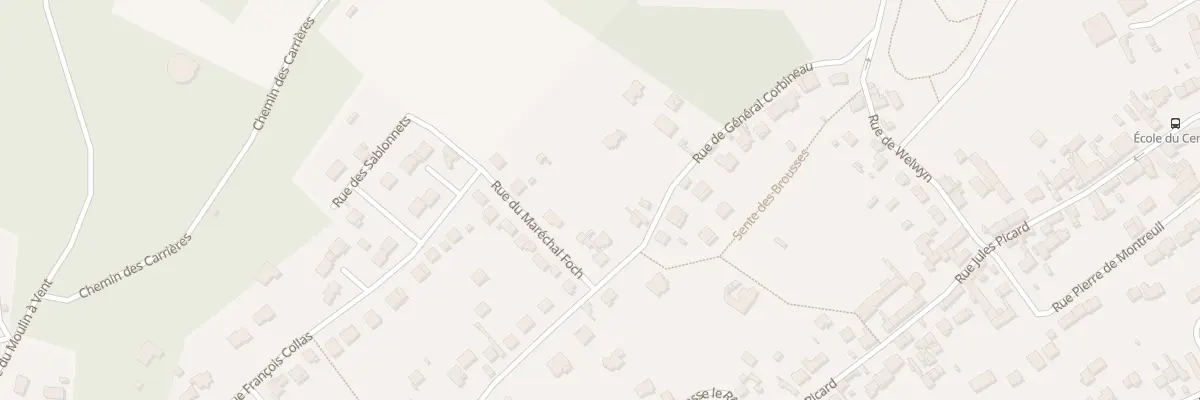 Plan du 37 Rue du Gal Corbineau à Champagne-sur-Oise